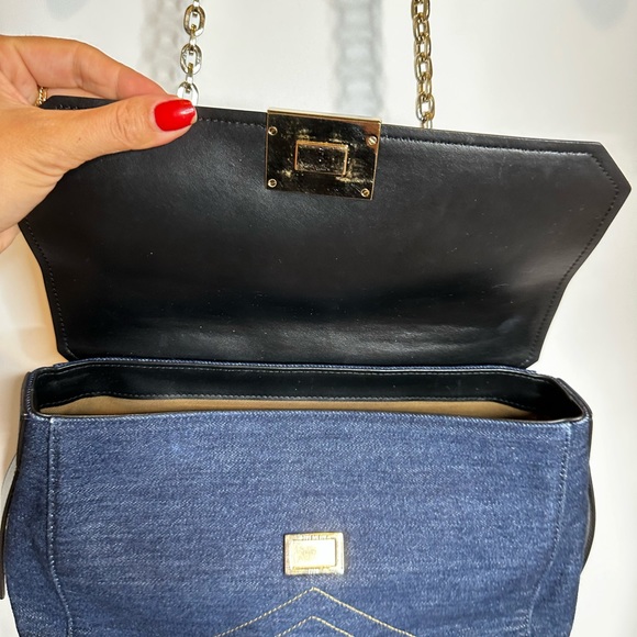 Givenchy ID denim Givenchy Women's Blue Id Medium  Shoulder Bag jeans small - Picture 14 of 15